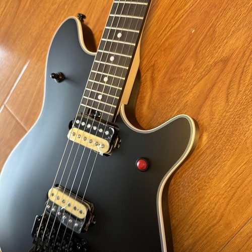 Guitarra Eléctrica Estilo Wolfgang Negro Mate Cuerpo Caoba Floyd Rose Trémolo - Imagen 7 de 10