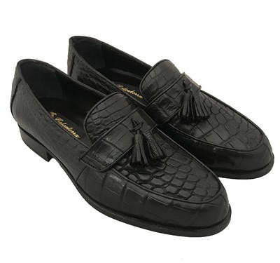 alligator slip on shoes