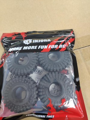 1.0 Tires All Terrain S5 Super Soft Sticky Tires for 1/18 TRX4M 1/24 RC