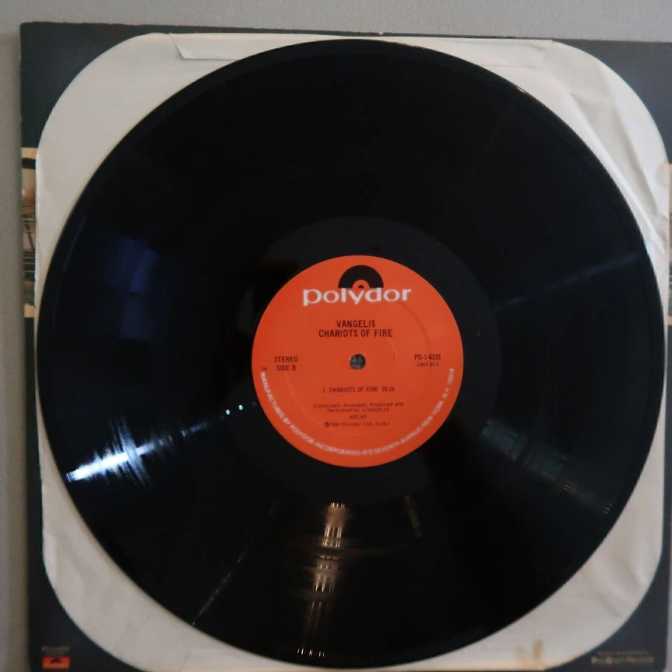 CHARIOTS OF FIRE VANGELIS LP POLYDOR RECORDS VG COND 27 - Image 4 of 4
