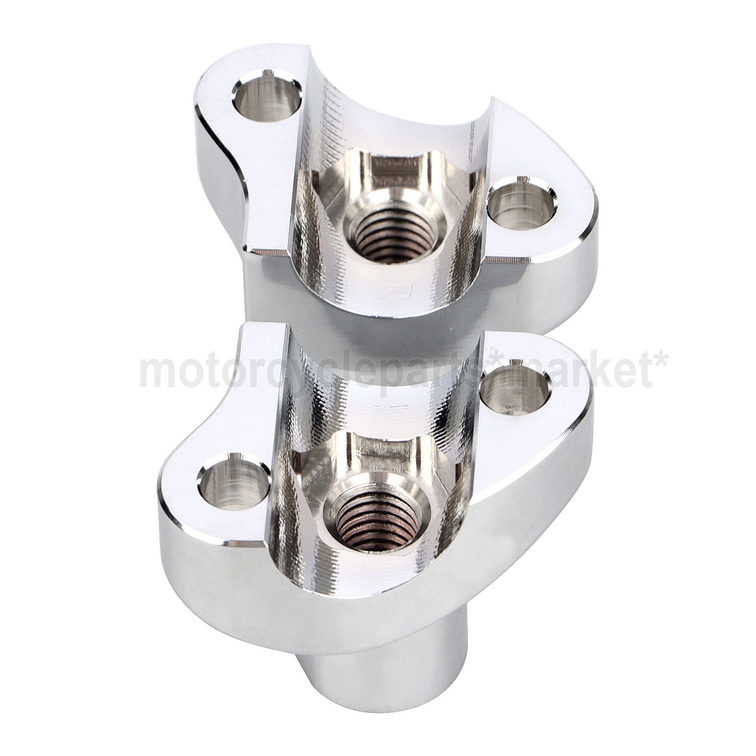 Chrome 1 1/2" Handlebar Risers For Harley Fatboy Softail Sportster XL