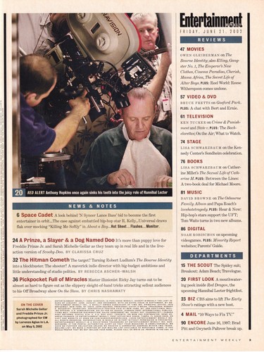 Entertainment Weekly 659 Jun 21 2002 SARAH MICHELLE GELLAR FREDDIE PRINZE JR - Imagen 2 de 2