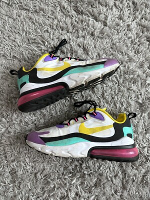 Nike Air Max 270 React Mens Size 10.5 Shoes Sneakers Athletic Multi AO4971-101