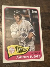 Aaron Judge 2021 Topps 1965 Redux Baseball card Base #T65-33 New York Yankees
