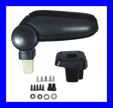 Accoudoir central de rechange pour Fiat Sedici 2006-2014 noir en simili cuir