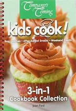 Kids Cook! 3-in-1 Cookbook Collection: Bag Lunches, After-School Sna - VERY GOOD