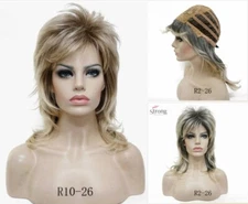 Women Wig Short Curly Wig Ladies Wig Hair Fluffy Wig Brown Blonde Cosplay Wigs