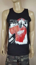 2PAC RED WINGS  Black Tank Top  NWA HIP HOP LA  TUPAC SHAKUR Row Dre Snoop Outla
