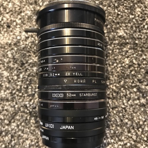 Large Job Lot Of Used Camera Lens Filters Plus Accessories Cokin Hoya