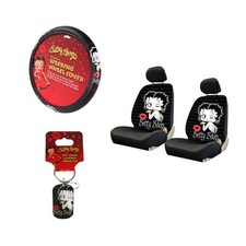 New Betty Boop Timeless Car Truck Seat Covers Steering Wheel Cover Key-chain New Betty Boop Timeless Car Truck Seat Covers Steering Wheel Cover Key-chain