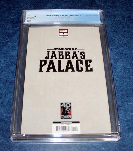 Star Wars Jabbas Palace #1 2nd Print 1:25 MALEEV Virgin Variant CGC 9.4 MARVEL - Bild 2 von 2
