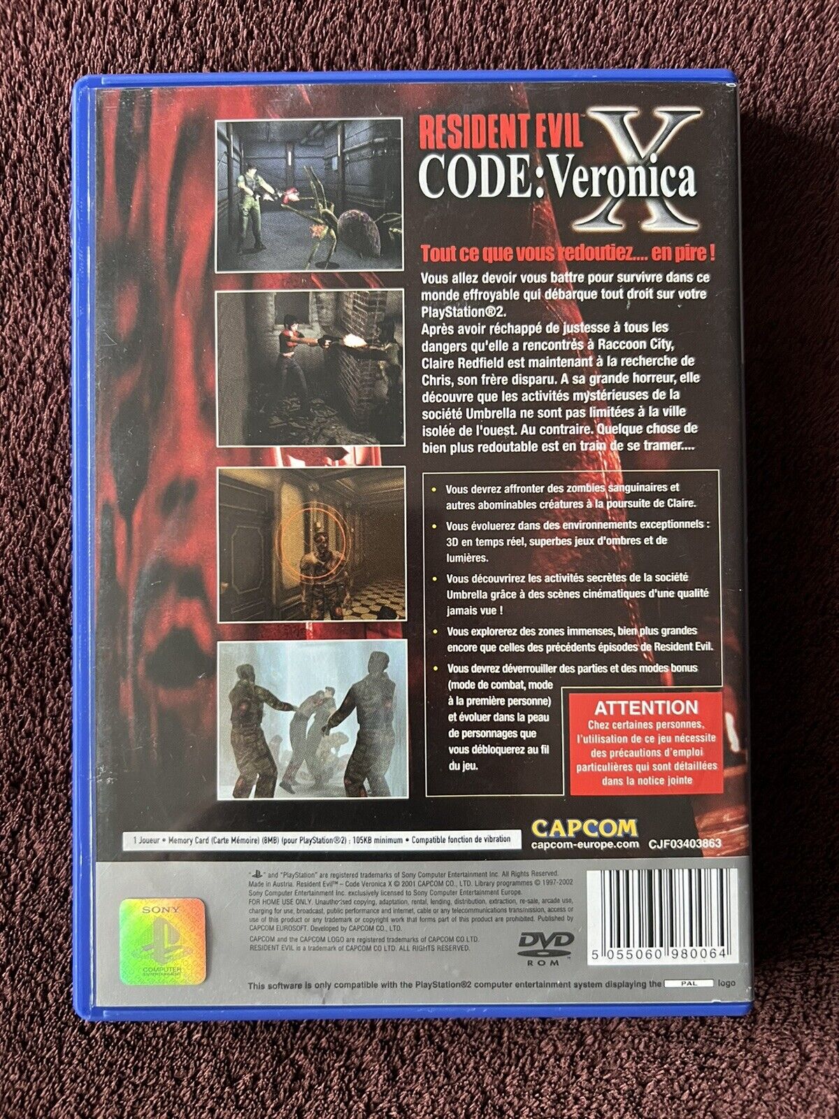 Jogo Resident Evil Code: Veronica X Hd - Ps2 Físico - Escorrega o Preço