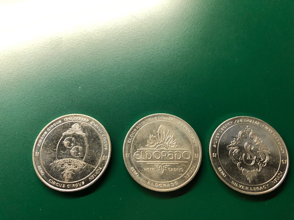 Vintage 1998 Reno ABC Dollar Gaming Tokens (3) | eBay