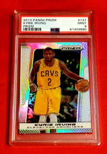 🔥 2013 Kyrie Irving Silver Prizm Refractor #137 Rare! SSP PSA MINT 9 L@@K!
