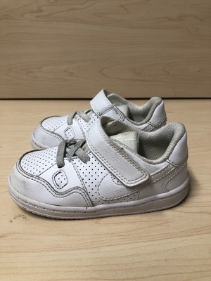 Nike Son Of Force White 615150-109 Leather Toddler Boy Shoes Size 7C | eBay