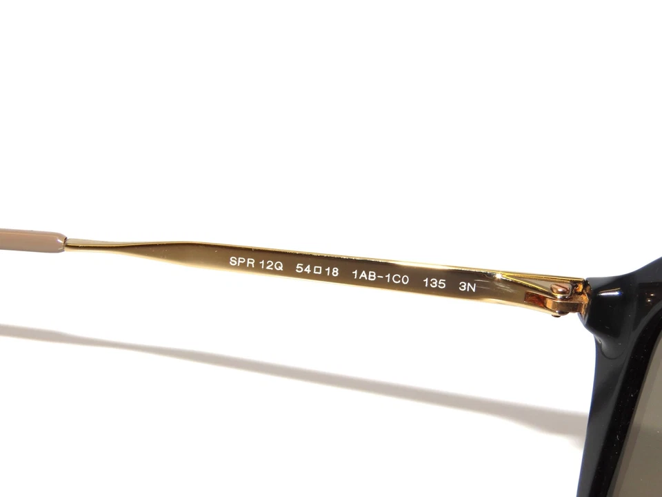 Gafas de sol Prada PR12QS 12 1AB1C0 "Cine" negras marrones espejo doradas 12Q D Foto 4 de 4