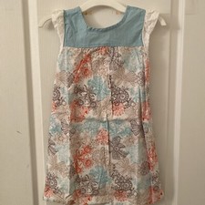 Blueberry Twirl Girls Dress Size 6 Spring Floral Easter - Flawless