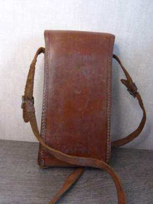 Sacoche en cuir pour appareil photo vintage - Photo, audio