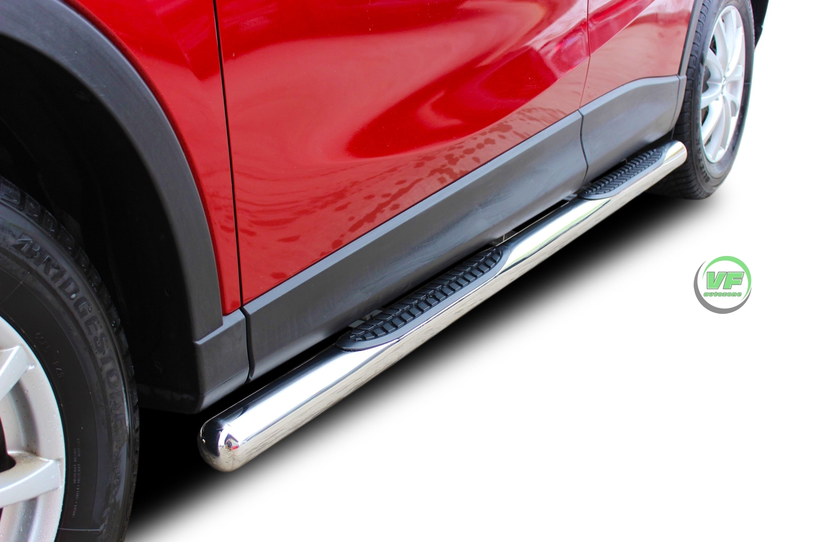 Side bars CHROME stainless steel side steps pair for MAZDA CX5 CX5