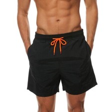Mens Swim Trunks Quick Dry Boardshorts with Mesh Lining Above Knee Swimwear Bath