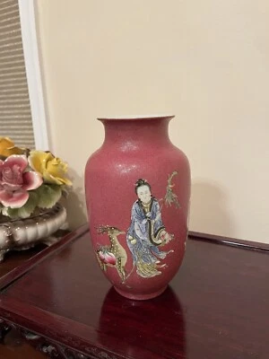 陶瓷红色1900-1940 中国古董花瓶| eBay