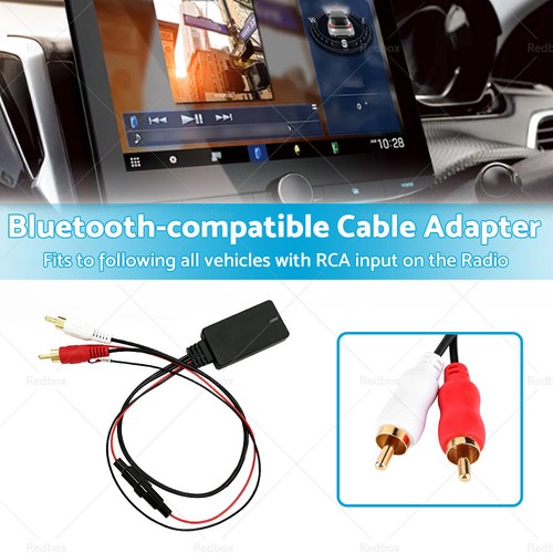 Car Audio Stereo 12V Bluetooth-compatible AUX Receiver Module 2RCA Cable Adapter - Picture 8 of 8