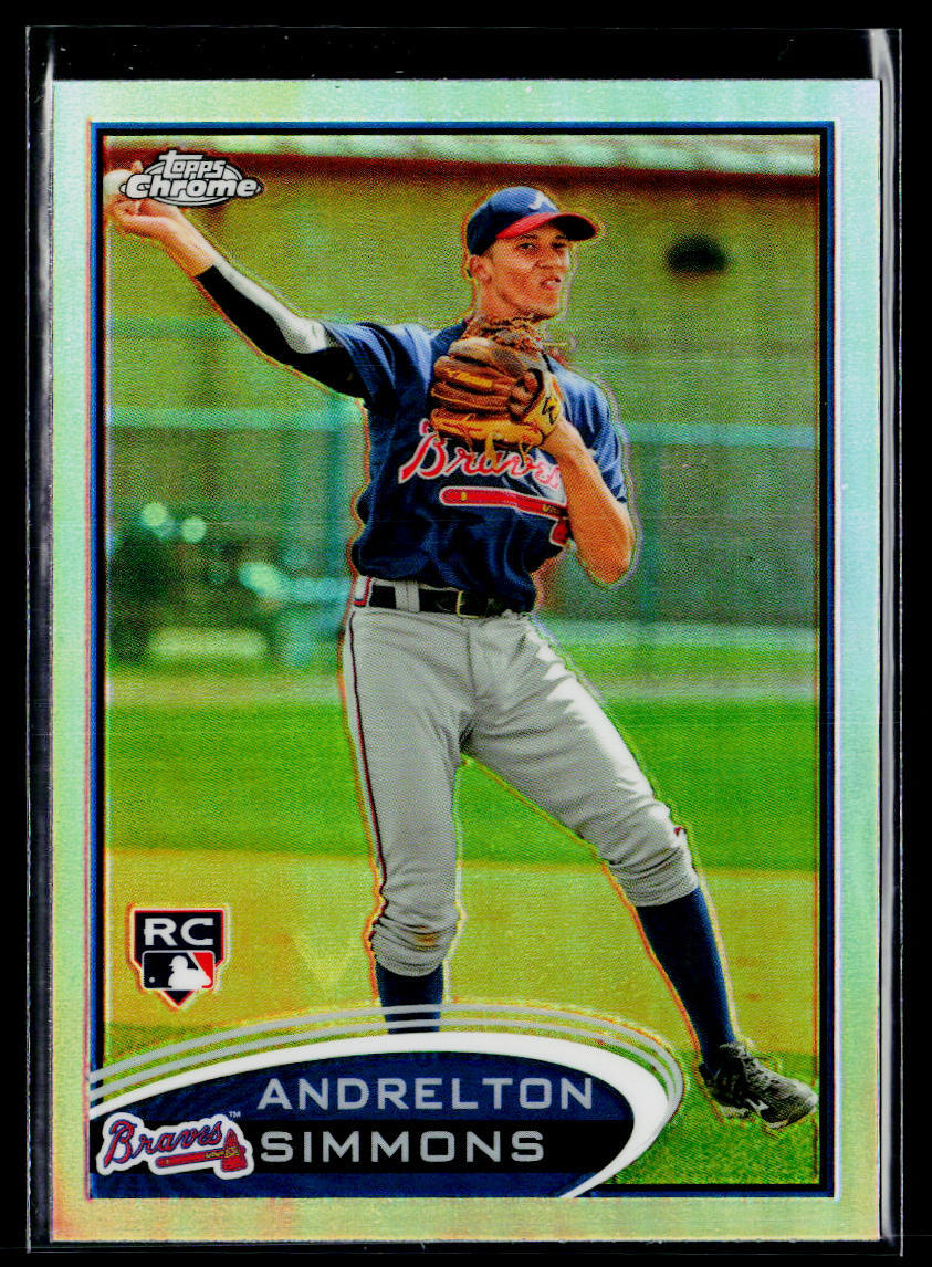 2012 Topps Chrome #182 Andrelton Simmons Refractors