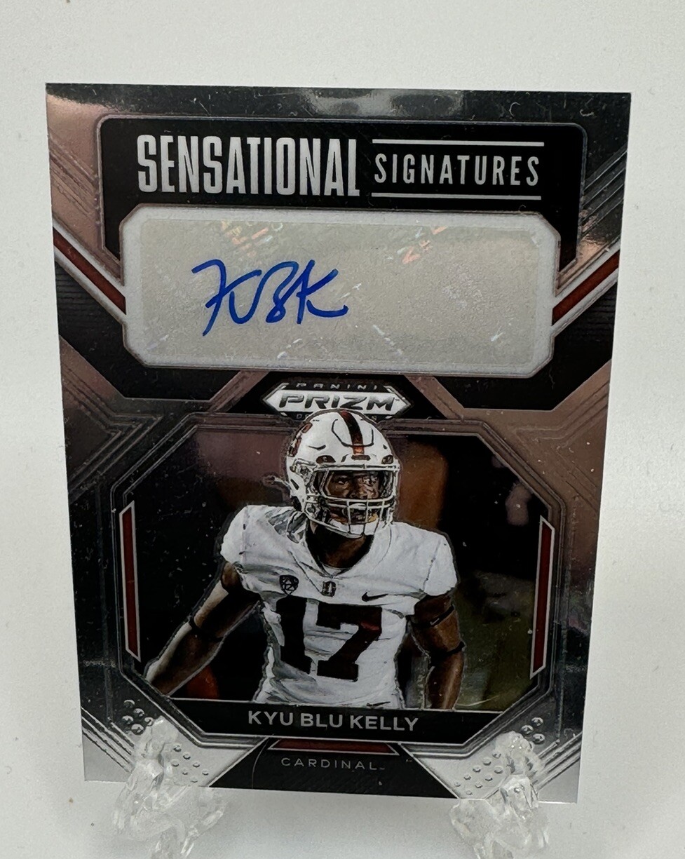 Kyu Blu Kelly Panini Prizm Draft Picks Sensational Signature #SSKBK Base