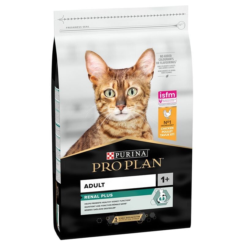 Purina Pro Plan Optirenal Renal Plus Adult Dry Cat Food with Chicken 3 or 10 kg