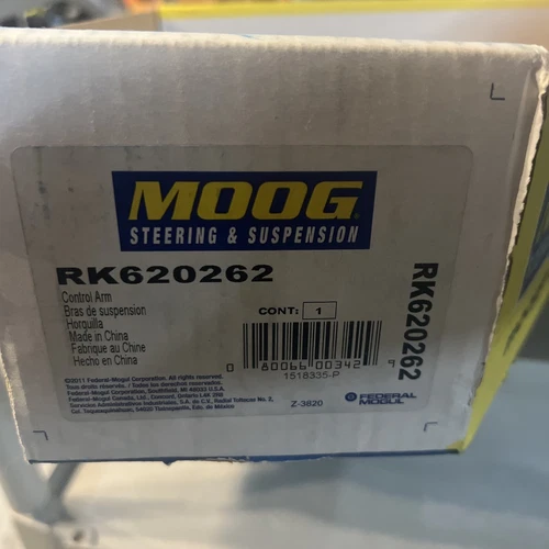 Moog Control Arm and Ball Joint Assembly Front Right Upper Moog RK620262