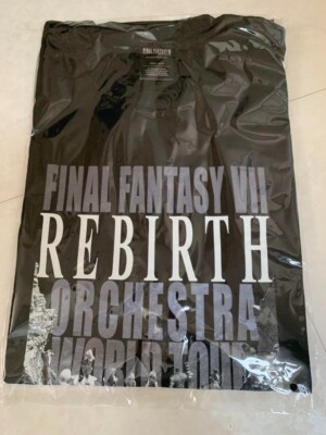 Final Fantasy VII Rebirth Orchestra World Tour 2024 Limited T-shirt Free size