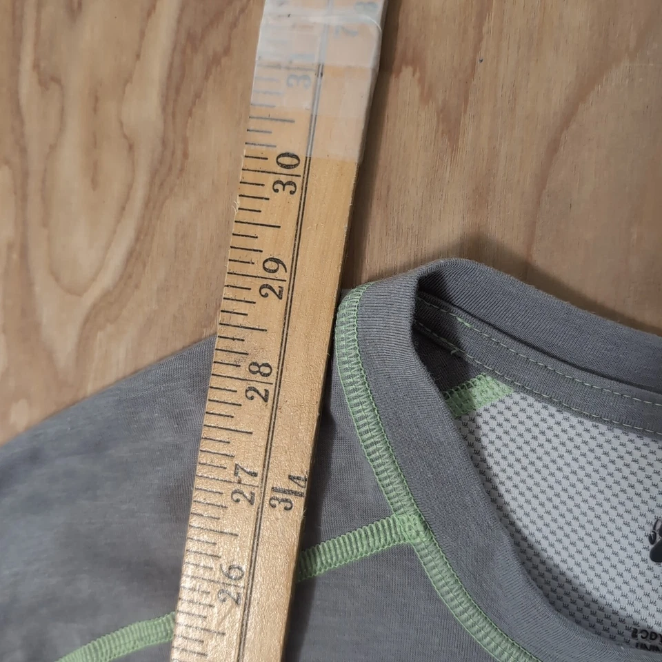 Camiseta Duluth Alaskan Hard Gear Pesca Ventilada Para Hombre Talla Med Gris Verde Suave Foto 4 de 4