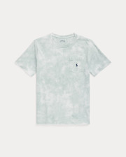 NEW 105 Polo Ralph Lauren Boys Faded Mint Tie Dye Shorts  T-Shirt Set Size 5