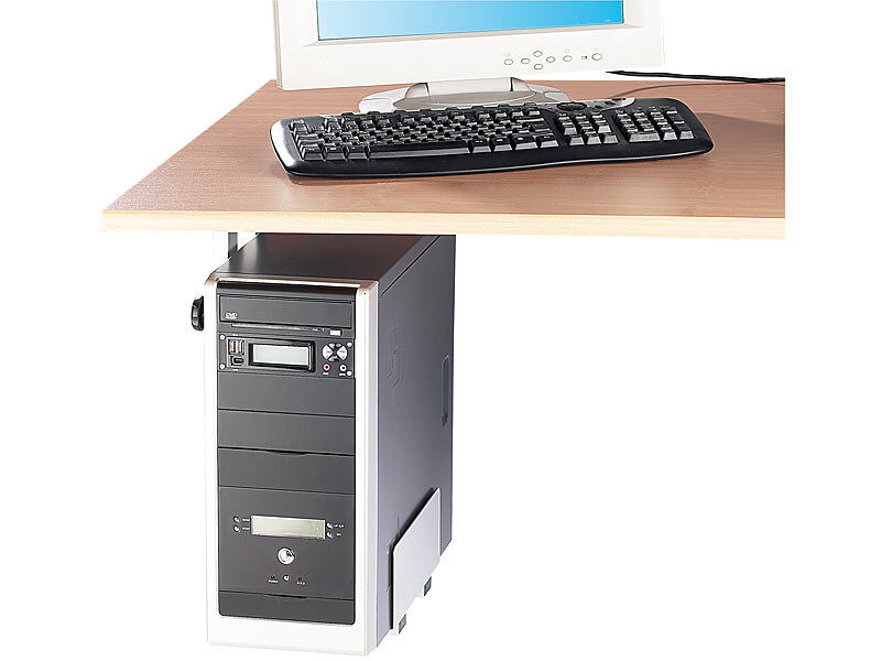 Support unité centrale sous bureau PC fixe universel et robuste General Office