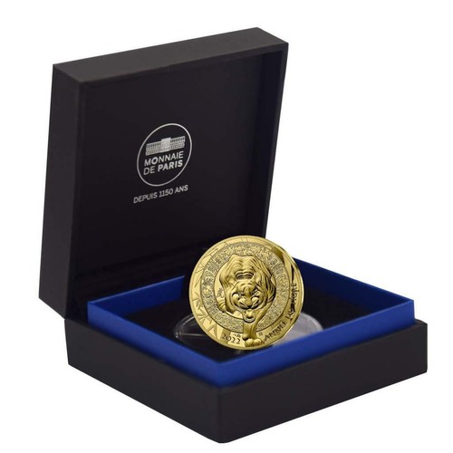 Goldmünze Jahr des Tigers Lunar Serie 2022 - Frankreich - 1/4 Oz PP - Bild 4 von 5