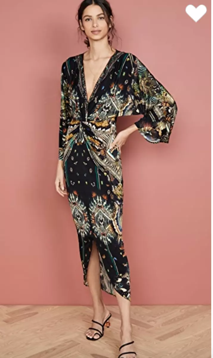 NEW W/TAGS CAMILLA MATERNAL INSTINCT SPLIT FRONT TWIST DRESS CRYSTALS  rrp$600 | eBay