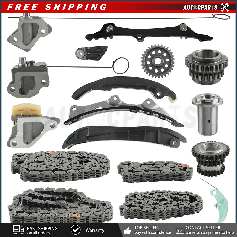 For Maserati Ghibli Levante Quattroporte 3.0L V6 Engine 323513 Timing Chain Kit 