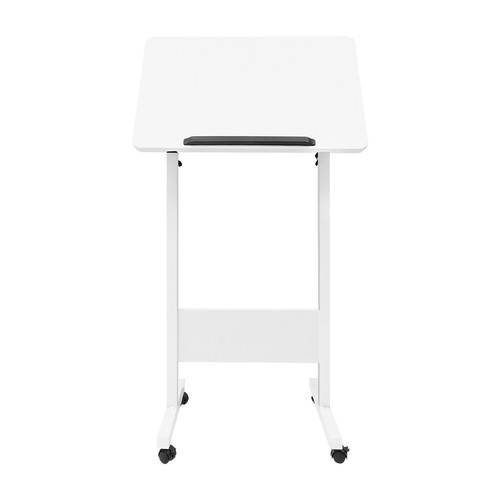 Portable Podium Stand with Wheels Adjustable Laptop Desk Standing Desk White NEW - Picture 15 of 20