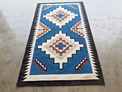 Hand Woven Navajo Wool Rug Turkish Kilim Dhurrie Afghan Southwest Area Rug 3x5