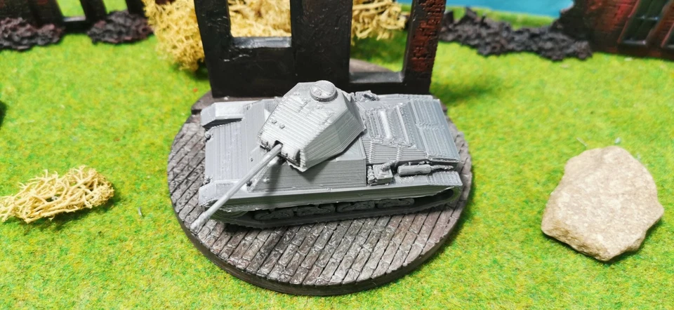 Carro Armato P43 P.43 Italiano Pesante Modello Kit di Costruzione 1/87 1/72 - Immagine 4 di 4