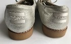 TOMS Crackled Silver Metallic Lace-Up Shoes Flats, Size 6 (US) — photo 6