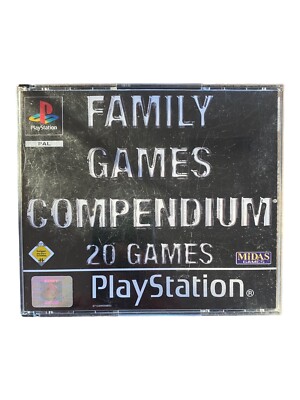 Family Games Compendium Playstation 1 PS1 PSone Rarität Sammlung Selten Retro