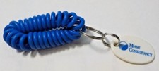 Plastic Advertising Key Fob - Miami Conservancy w/ Stretch Band