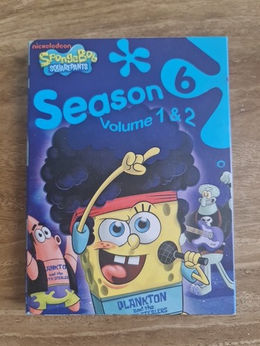 Bob Esponja Pantalones Cuadrados Temporada Completa 6 - DVD - Región 4 - En muy buena condición - Imagen 1 de 6