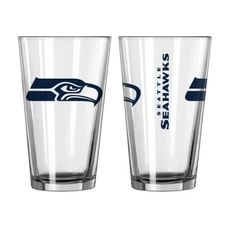 Seattle Seahawks Boelter NFL Game Day 16oz Pint Glass(1) FREE SHIP!!
