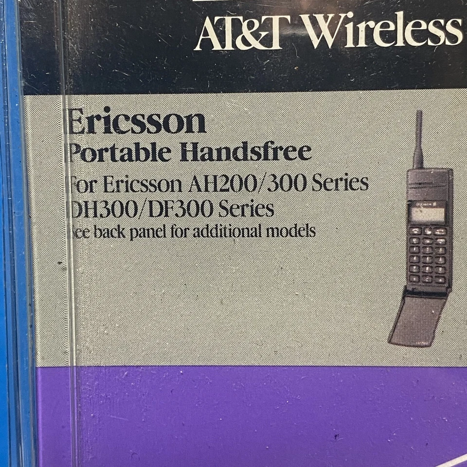 Ericsson Portable Handsfree LEEL559 For AH200 / Pro DH300 / DF300 Etc 1996 Vtg - Image 3 of 4