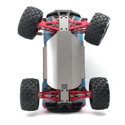 Für MJX 1/16 16207 16208 16209 16210 RC Edelstahl Chassis Panzerung Skid Plate