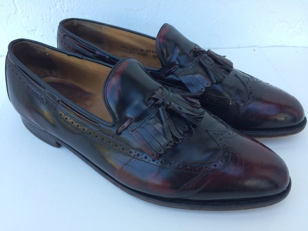 Johnston & Murphy Aristocraft Tassel Loafers 10.5 C Slip on Men's