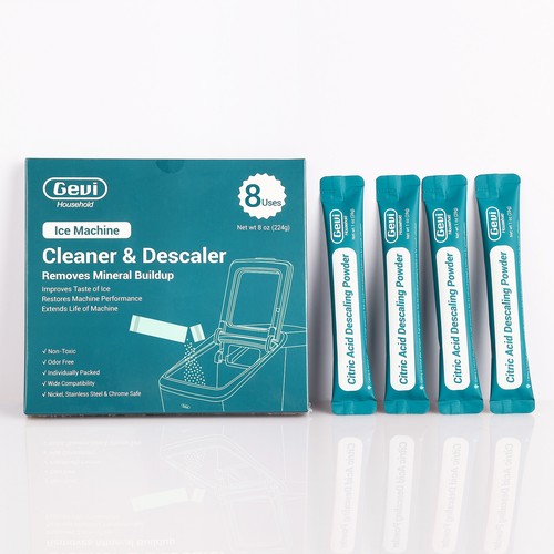 Gevi Universal Coffee Machine Cleaner & Descaler | Citric Acid | 8 Pack - Picture 2 of 7