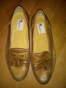 350 Moreschi Italy Nordstrom Men S Fine Used Tan Leather Shoes